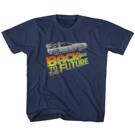 

Back to the Future 8-Bit To The Future Navy Children s T-Shirt