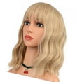 thumbnail image 3 of False Curly  Hair, Soft Adjustable Curly  With Bang For Birthday, 3 of 8