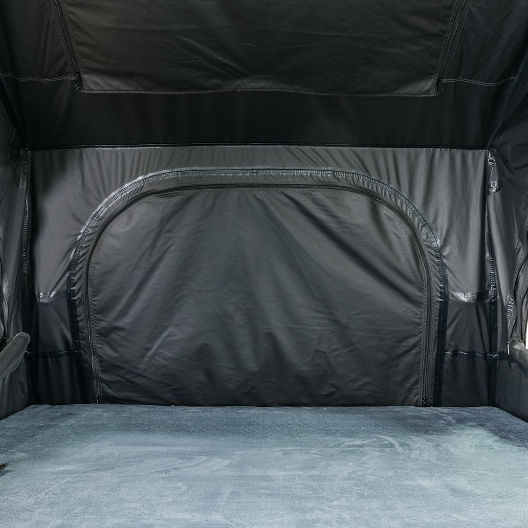 XD Sherpa S3S - Soft Sided Roof Top Tent, 3 Person, Grey Body & Black Rainfly