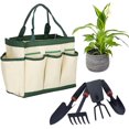 thumbnail image 2 of Bolsa De Almacenamiento De Herramientas De Jardín Bulaned Con 9 Bolsillos, Bolsa De Herramientas De Jardín Para Interiores Y Exteriores, Bolsa De Jardinería De Servicio Pesado, Organizador. Afortunado Sencillez, 2 of 3