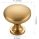 thumbnail image 3 of Ravinte 20 Pack Kitchen Cabinet Knobs Gold Zinc Knobs Drawer Pulls Door Dresser Drawer Handles Knobs for Dresser Drawers, 3 of 5