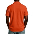 thumbnail image 4 of Fabrcox Men's Short Sleeve Polo Shirts Quarter Zip Collared Shirts Regular Fit Solid Color Athletic Casual Business Golf Shirts for Men with Pockets XL, 4 of 5