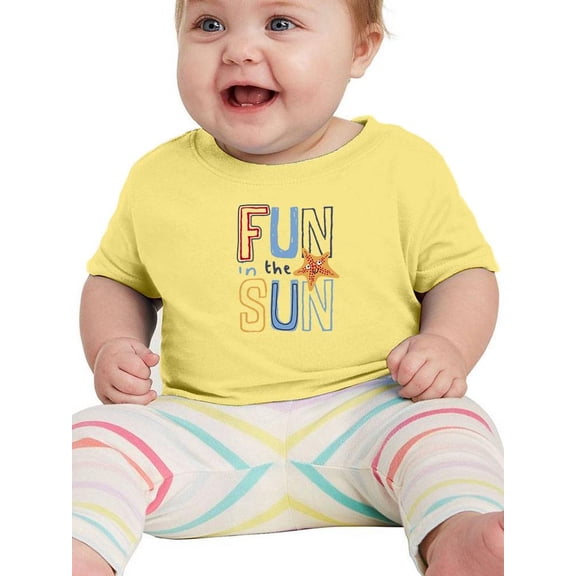 Fun In The Sun Starfish T-Shirt Infant -Image by Shutterstock,  12 Months