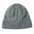 thumbnail image 2 of WITHMOONS Knitted Beanie Hat Jean-Michel Basquiat Slouchy Crown CR5826 (Grey), 2 of 4