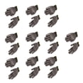 thumbnail image 4 of 13 Guantes de Trabajo de Seguridad de Calibre, Pamoss Tejidos, Recubiertos de Pu, Resistentes Al Desgaste, Dedos Flexibles, 10 Pares, Negro, Nylon, General de Para Uso, 4 of 7