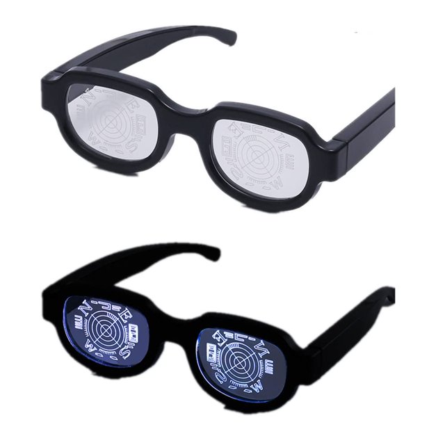 Gafas con luz LED de Manga de Anime japonés, juguete divertido, disfraces de parodia, accesorios de novedad, regalo de mordaza