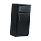 thumbnail image 3 of Mini refrigerador de madera para cocina de muñecas, escala 1:12 Negro, 3 of 9