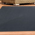 thumbnail image 3 of BNM Bohemian Indoor/ Outdoor Solid Rug, 4' x 6', Black, 3 of 7