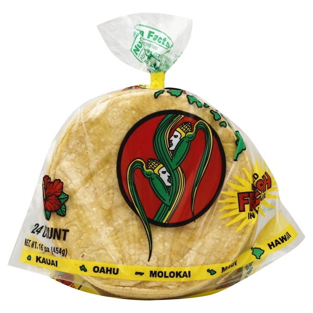 (3 pack) Sinaloa Hawaiian Tortillas Sinaloa  Tortillas, 24 ea