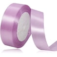 thumbnail image 1 of LAICAIW Solid Color Lavender Satin Ribbon, 3/4 Inches x 25 Yards Fabric Satin Ribbon for Gift Wrapping, Crafts, Hair Bows Making, Wreath, Wedding Party Decoration and Other Sewing Projects, 1 of 7