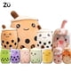 thumbnail image 2 of Peluche de taza de té con burbujas de leche de la familia Kawaii de 24/50 cm, bonito animal de peluche con sabor a frutas, almohada con forma de bebida para abrazos, decoración del hogar para niños, 2 of 5