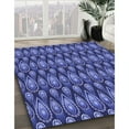 thumbnail image 2 of Ahgly Company Indoor Rectangle Patterned Sky Blue Dress Blue Area Rugs, 2' x 4', 2 of 6