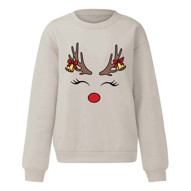 VJATTWR Merry Sweatshirt Men Get it Fast Couple's Matching Crewneck Hoodie Unisex Pattern Print Long Sleeve Top
