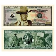 John Wayne Million Dollar Bill With Bill Protector