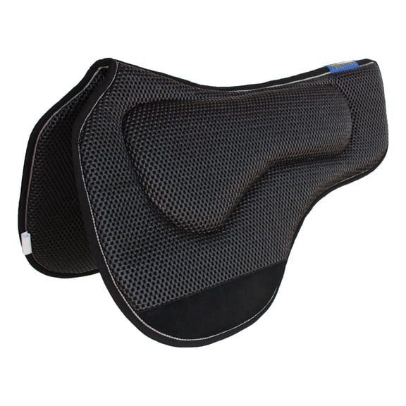 Horse SADDLE PAD Professional Equine Western Round Skirt Barrel Neoprene 39198BK