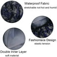 thumbnail image 3 of ORUYROP Bonnet de Douche Imperméable 3 PACK, Bonnet de Bain à Double Couche avec Bande Élastique Réglable, Bonnet de Douche Élégant pour Femmes Cheveux Longs et Épais (Multicolore 1), 3 of 6