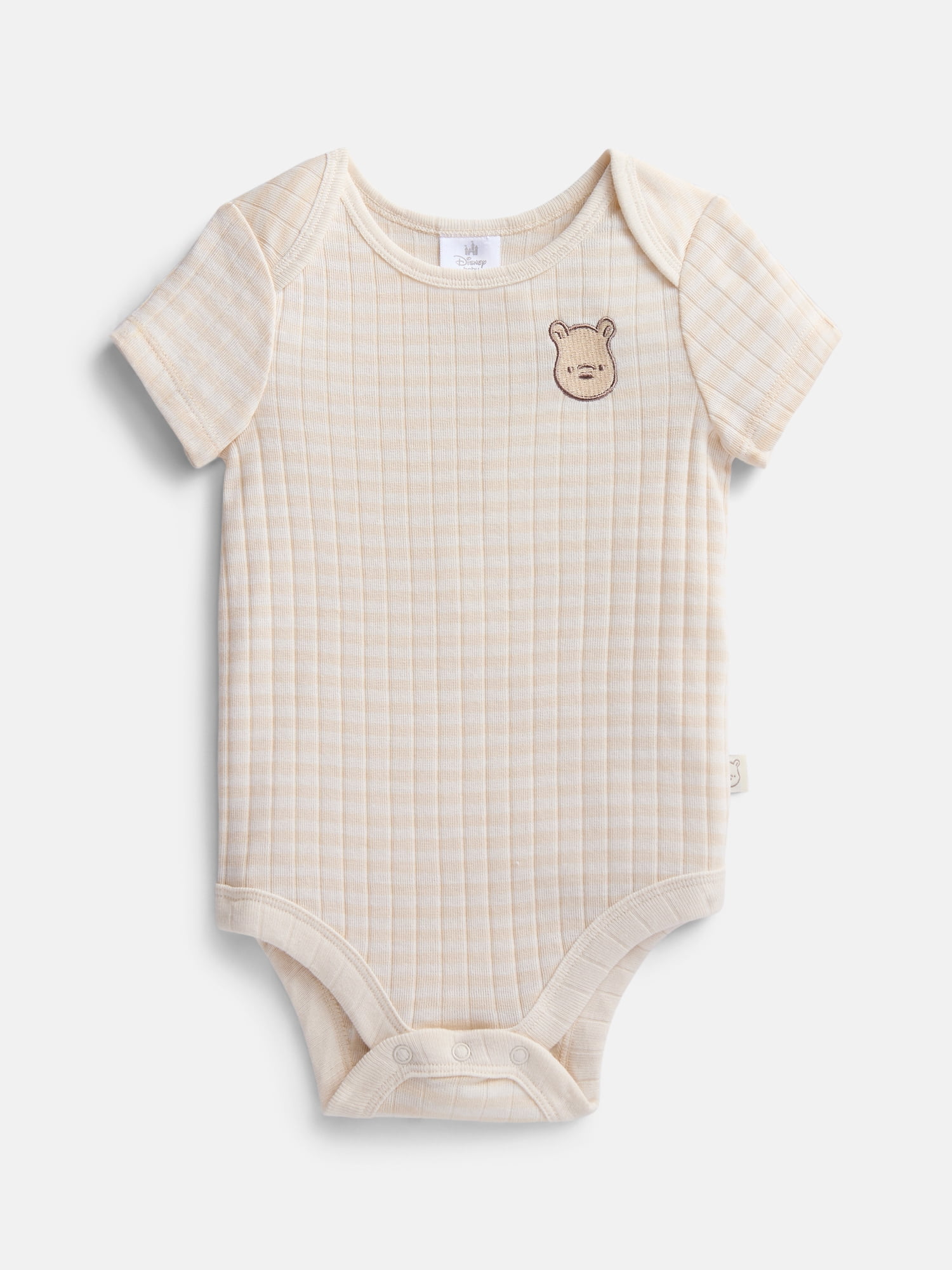 Disney Baby Wishes + Dreams Winnie the Pooh Bodysuits with Short Sleeves, 3-Pack, Sizes Newborn-18M