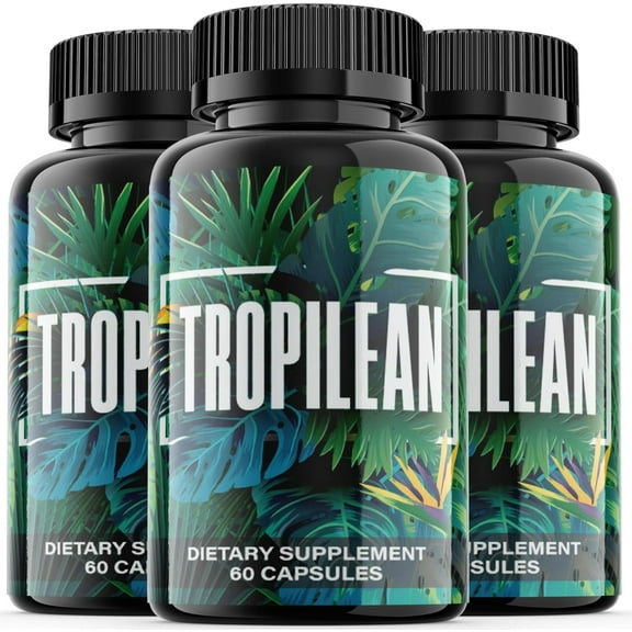 (3 Pack) Tropilean - Keto Weight Loss Formula - Energy & Focus Boosting Dietary Supplements for Weight Management & Metabolism - Advanced Fat Burn Raspberry Ketones Pills - 180 Capsules