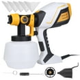 thumbnail image 4 of Moclever 550W Electric Paint Sprayer HVLP Spray Painting Gun Handheld Painter with Different Spray Patterns 1200ML Detachable Container Flow Length Width Adjustable, 4 of 18