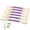 Purple-6PCS, variant on Swab Shaped Catnip Cat Toys, Durable Interactive Chew Toys, Natural Wool Handmade Play Toys for Indoor Cats Anxiety Relief Daily Exercise(Beige-6PCS,15CM)