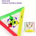 thumbnail image 5 of D-FantiX QYTOYS Qiming Pyramid Speed Cube Stickerless Triangle Cube 3x3 Puzzle, 5 of 5