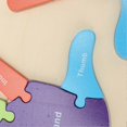 thumbnail image 2 of Jigsaw Puzzle Toy Palm Shape Color Cognition Educational Durable Wooden Puzzle Toys for Toddlers, 2 of 3