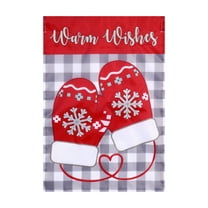 Meadow Creek Winter Flag Warm Wishes