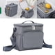 thumbnail image 2 of Bolsa de almuerzo aislada kusrkot térmica con correa para el hombro para adultos Gris, 2 of 8