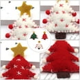 thumbnail image 5 of Gymnture christmas Felt Christmas Tree Ornaments Xmas Tree Figurines DIY Holiday Hanging, 5 of 11