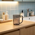 thumbnail image 5 of Darzheoy Clear Plastic Cup, Reusable Mouthwash Cup, Portable Lightweight Brushing Teeth Cup, Plastic Handle Drinking Cup, Transparent Mouthwash Cup for Bathroom, Home, Hotel, Outdoor, Travel, 5 of 6