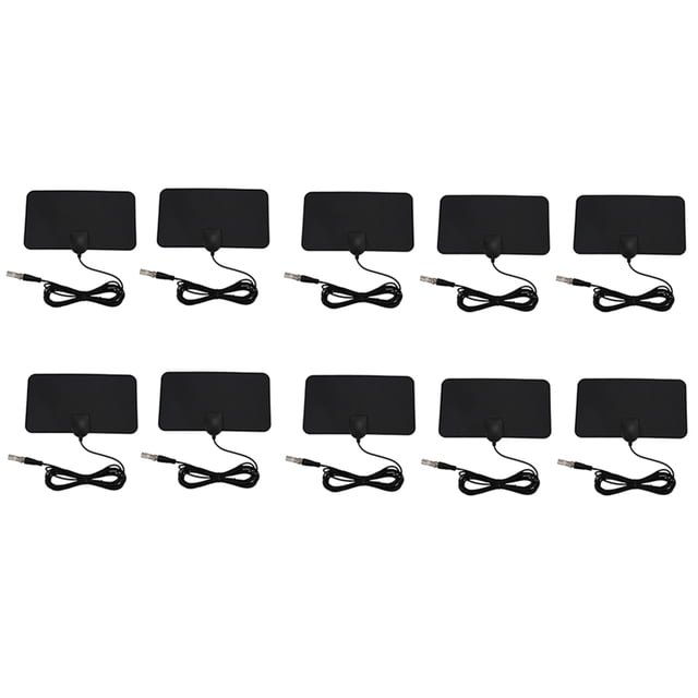 10X Antena de TV de Zoom Interior Digital HD HDTV Alcance de 50 Millas TVFox VHF UHF DVB