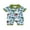 Green, variant on Suealasg Baby Boy Western Jumpsuit 3 6 12 18 Months Infant Short Sleeve Lapel Neck Cow Cactus Print Romper Pants Newborn Summer Clothes