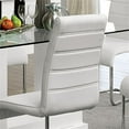thumbnail image 5 of Furniture of America Dorazio Wood 5-Piece Round Dining Table Set in White, 5 of 6