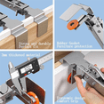 thumbnail image 3 of Drawer Front Installation Clamps, Adjustable Drawer Fixing Clamp for Woodworking, Cabinets Installation Tools for Frames, 3 of 6