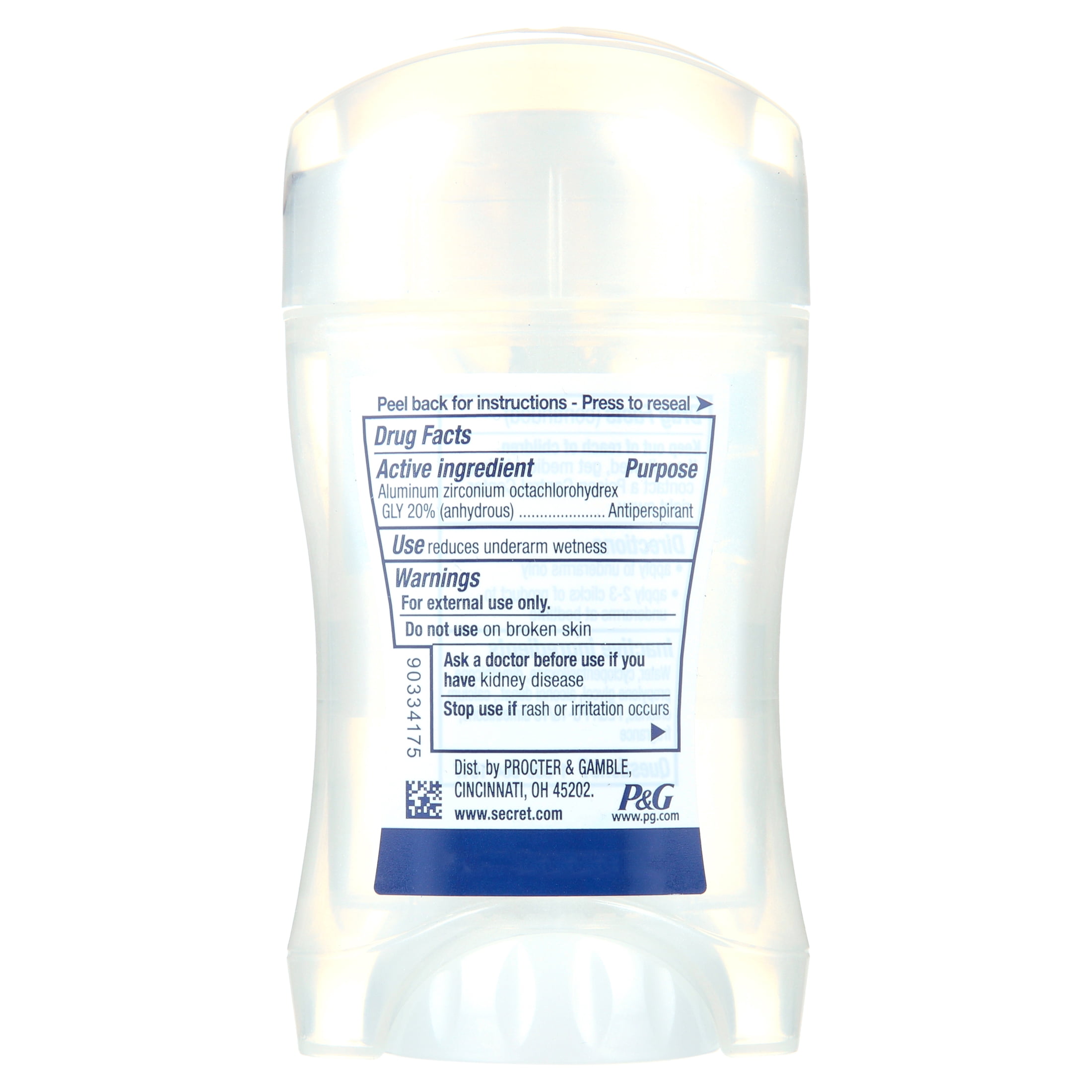 Secret Clinical Clear Gel Antiperspirant Deodorant for Women Coconut 1.6oz