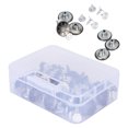 thumbnail image 3 of Jeans Buttons, 120Pcs Durable Iron Strong Convenient Pants Buttons, For Pants Men Short Skirts Ladies, 3 of 8