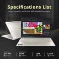 thumbnail image 3 of Lenovo Yoga 7 16" WUXGA 2-in-1 Touch Copilot+ Laptop, AMD Ryzen AI 5 340, 16GB LPDDR5X, 2.12TB Storage (2TB SSD+128GB Docking), AMD Radeon 840M, Backlit Keyboard, Fingerprint, Win 11, Seashell, 3 of 8