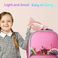 thumbnail image 6 of LOBKIN Kids Wireless Headphones, 50H Playtime, Volume Limited 94dB, with Mic, Foldable for School/Travel/Airplane, Pink, 6 of 9