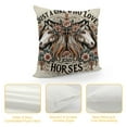 thumbnail image 4 of QZHH Horse Pillow Covers, Horse Pillow ,Horse Decor Cushion Cover for Bedroom Room,Horse Room Decor,Horse Decor for Room, 4 of 5