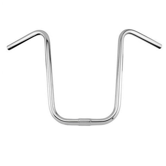 15" U 25.4mm Bike Handle Bars Chrome