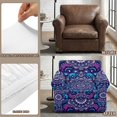 thumbnail image 6 of CHAQLIN Mandala Pattern Couch Covers 2 Piece Individual Cushion Cover Elastane Armchair Covers Set with Washable for Living Room, 6 of 8