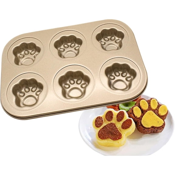 6/9/12 Cavity Nonstick Cat Shaped Cake Cookies Pan Carbon Steel Madeleine Mold Shell Madeline Pan