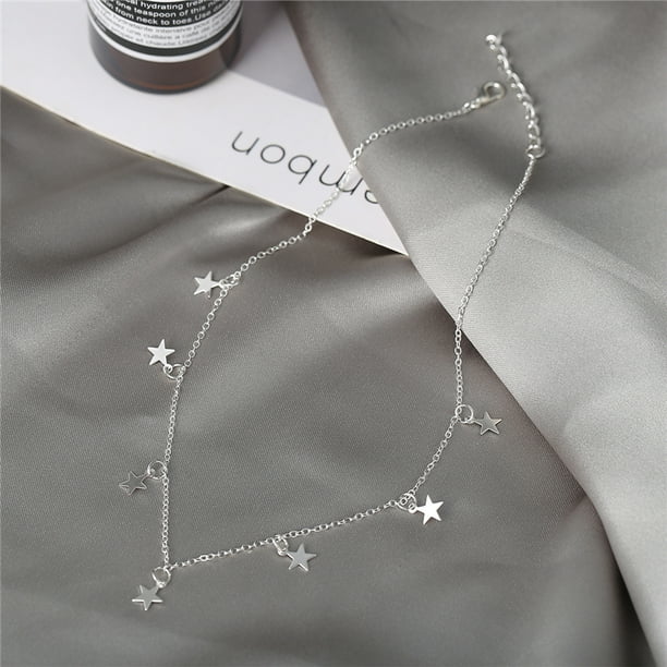 Collares De Oro Estrella Coreana Moda Gargantilla Para Mujer Accesorios De Joyería Gao Jiahui unisex