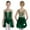 Green, variant on iiniim Kids Girls Figure Ice Skating Leotard Dress Sleeveless Gymnastics Ballroom Dancewear Navy Blue 14