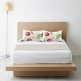thumbnail image 6 of Yayeee Pillowcase Standard Size Set of 2 Satin Wrinkle Resistant Pillow Case, Watercolor Cherry, 6 of 7