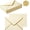 Cream Color, variant on 50 Pieces A4 Envelopes with Gold Border, 4.25 x 6.25 Inches Envelopes with Gold Stickers for Greeting Cards and Invitation (Cream Color, A4-4x6)