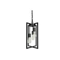 thumbnail image 2 of Modern Industrial Farmhouse Pendant Lighting, Rectangle Black & Brass Chandelier, Hanging Light for Kitchen Island, Dining Room, Entryway, Hallway, 2 of 7