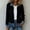 A2-Black, variant on Women Corduroy Denim Patchwork Shacket Zip Up Long Sleeve Color Block Jean Jacket, Casual Slim Fit Fall Patchwork Coat, Spliced Denim Collar Outwear for Daily Travel Athleisure Black L