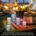 thumbnail image 4 of Yayeee Flameless Candles with Remote Flickering Battery Operated Multi Color Changing, Orange Vibrant Flowers, 4 of 7