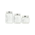 thumbnail image 3 of LA MAISON HAMMERED SQUARE 3PC CANISTER SET  75oz, 64oz, 43oz 5.08X5.08X7.87, 6.50, 4.92"H, 3 of 7